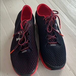 Under Armour Men's Navy and Orange Athletic Shoes